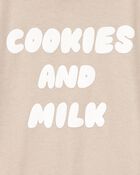 Toddler Boy Cookies & Milk Short-Sleeve Graphic Tee - Tan, image 2 of 3 slides