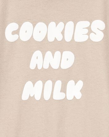 Toddler Boy Cookies & Milk Short-Sleeve Graphic Tee - Tan, 