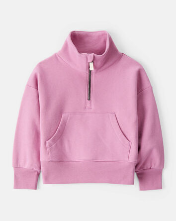 Toddler Girl 2-Piece Quarter-Zip Sweatshirt & Daydream Fleece Joggers Set - Pink, 