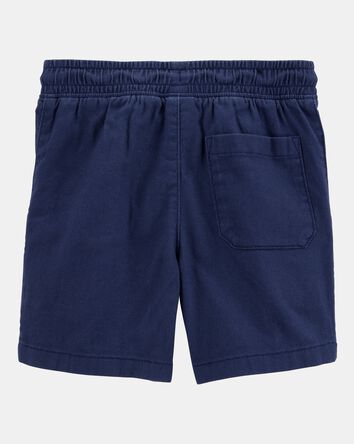 Boys Pull-On Twill Shorts - Navy, 