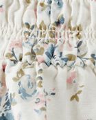 Baby Girl Floral-Print Linen Bubble Made with Organic Cotton, image 3 of 5 slides