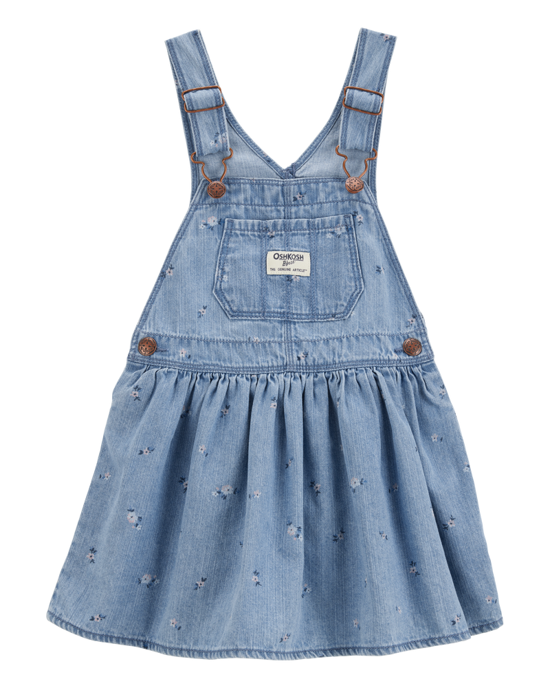 Toddler Girl Floral Knit Jumper Dress, image 1 of 4 slides