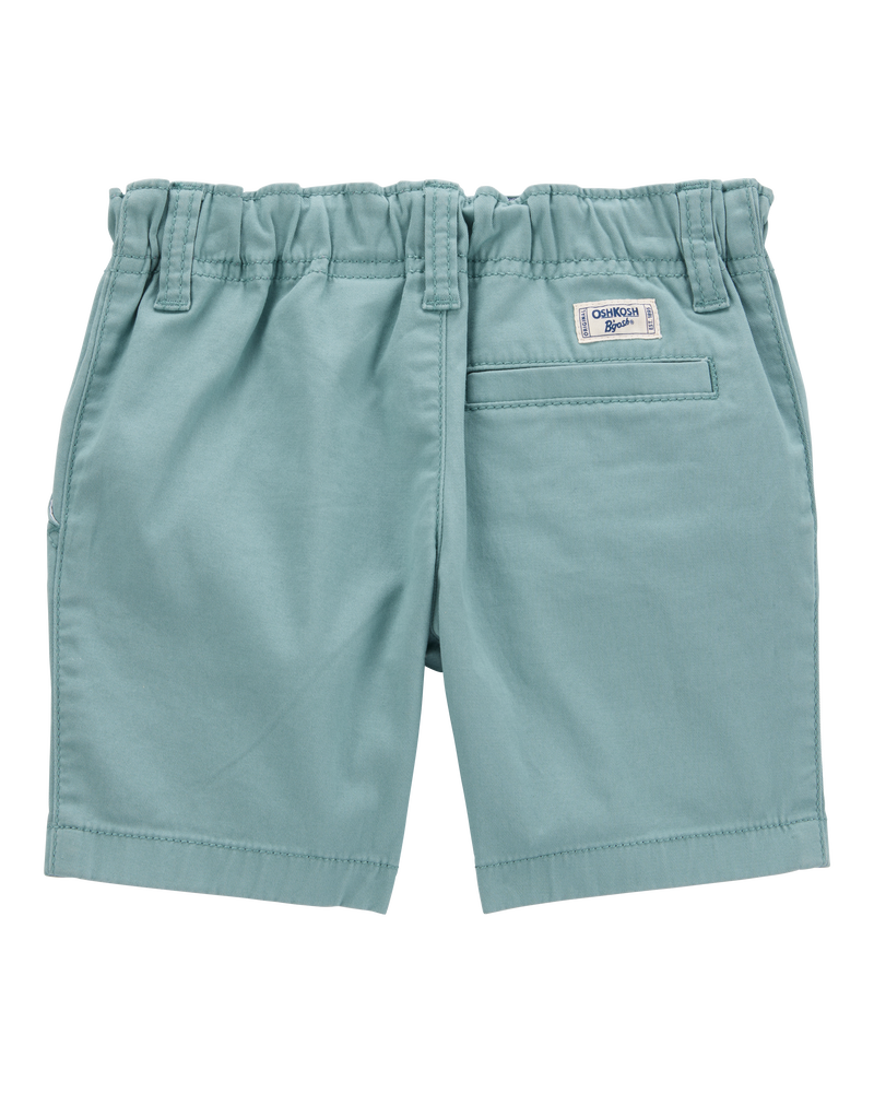 Toddler Flat-Front Shorts - Teal, image 4 of 6 slides