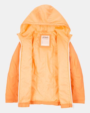 Girls Midweight Athletic Jacket - Orange, 