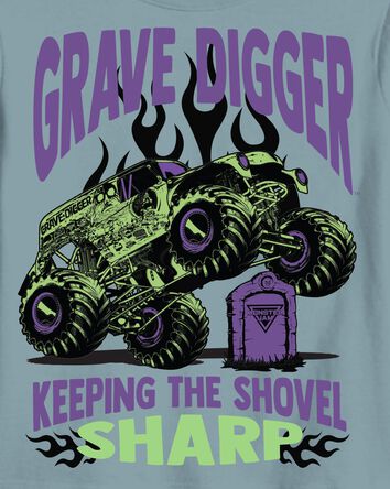 Boys Monster Jam&trade; Grave Digger Short-Sleeve Graphic Tee - Blue, 