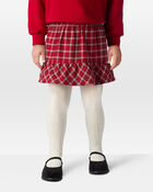 Toddler Girl Plaid Cotton Skort - Red, image 5 of 8 slides