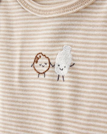 Baby Boy 5-Pack Kangaroo Cloud Short-Sleeve Bodysuits, 