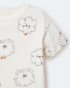 Toddler Squish Short-Sleeve Relaxed Graphic Tee - Cream, image 6 of 6 slides