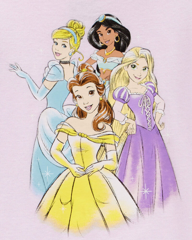 Toddler Girl Disney Princesses Snug Fit 2-Piece Pajamas - Purple, image 2 of 3 slides