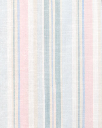 Kid Striped Woven Long-Sleeve Button-Down Shirt, 