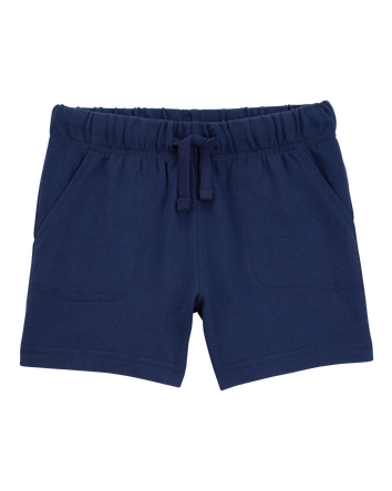 Toddler Boy Pull-On French Terry Shorts - Navy, 