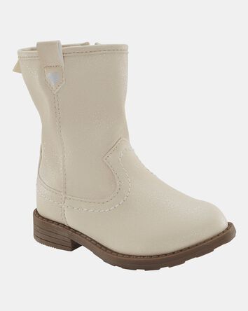 Toddler Cowgirl Boots - White, 