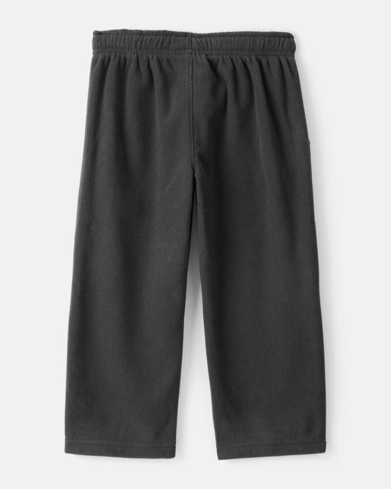 Toddler Boy Fleece Pants - Black, image 2 of 4 slides
