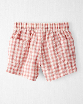 Baby Gingham Shorts Made With Organic Cotton, 
