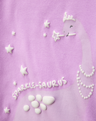 Baby Dinosaur Print Snug Fit Cotton 4-Piece Pajamas, image 2 of 5 slides