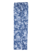 Kid 2-Piece Floral Peplum Top & Drawstring Pants Set - Blue, image 7 of 7 slides