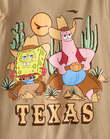 Boys Spongebob Squarepants&trade; Texas Short-Sleeve Graphic Tee - Brown, 