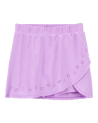 Kid Active Twist Tank & Wrap Skort Set - Purple, image 6 of 7 slides