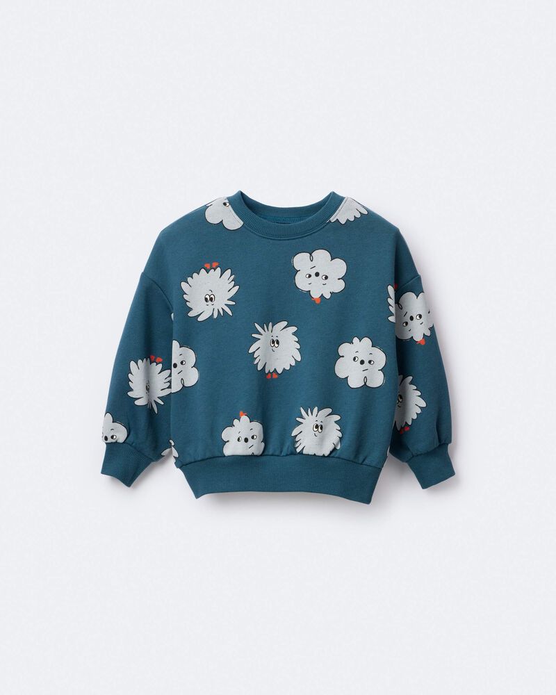Toddler Squish Otter Sweatshirt&trade; - Deep Teal, image 2 of 6 slides