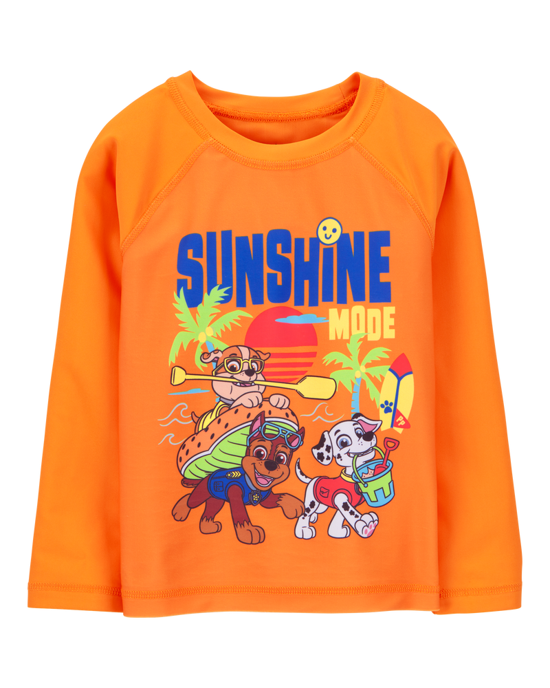 Toddler 2-Piece PAW Patrol Rashguard & Swim Trunk Set, image 2 of 6 slides