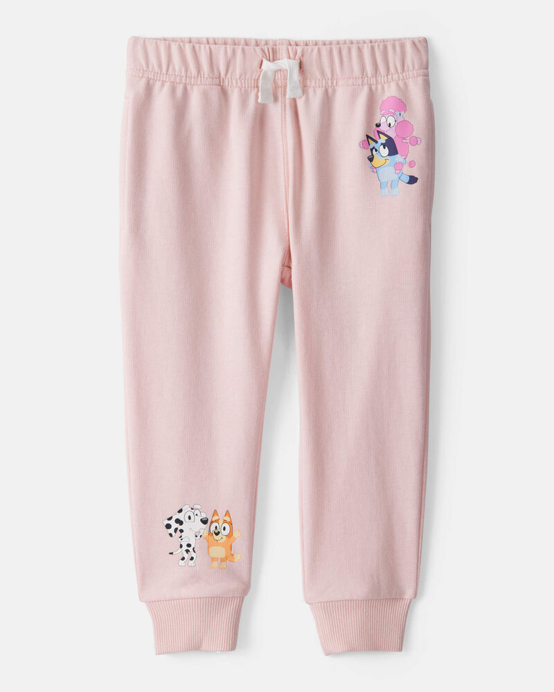 Baby Girl 2-Piece Bluey French Terry Pullover & Joggers Set - Pink
, image 5 of 7 slides