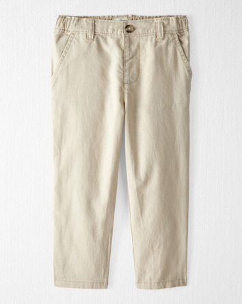 Toddler Linen Pants Made with Organic Cotton, 