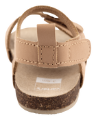 Baby Floral Buckle Faux Cork Sandals - Brown, image 3 of 6 slides