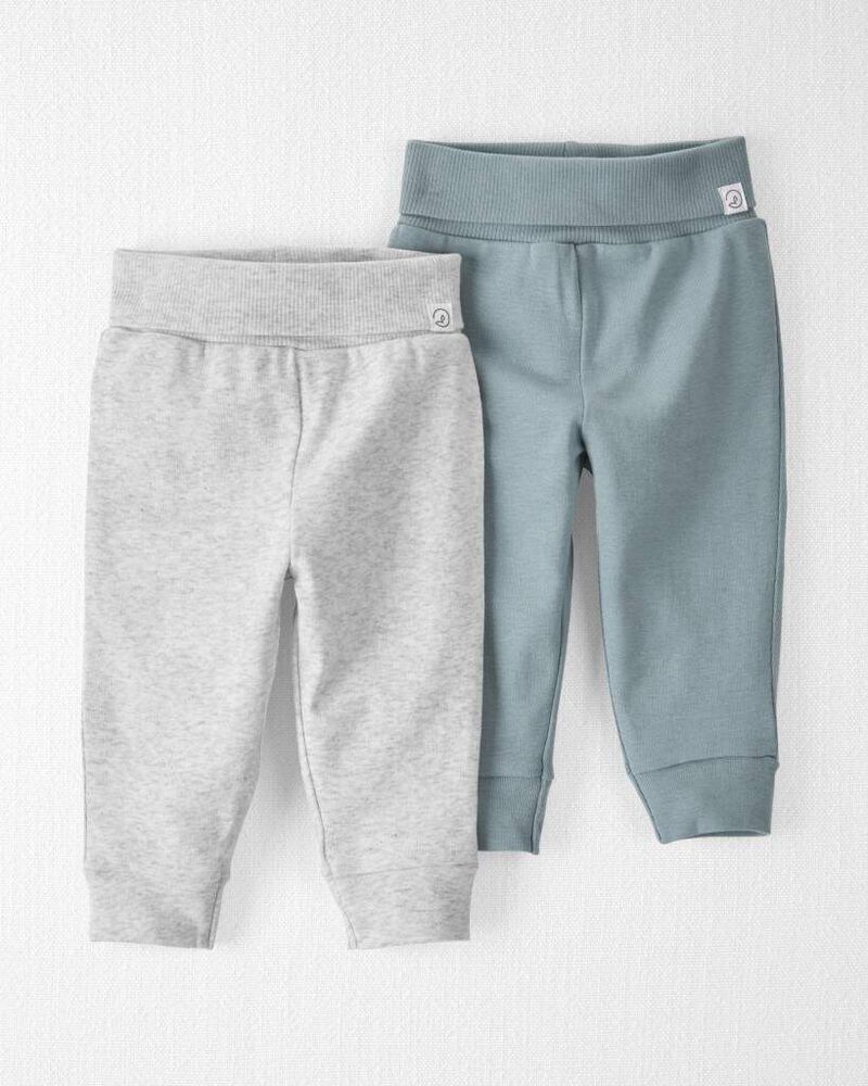 Baby Organic Cotton 2-Pack Joggers, image 1 of 4 slides