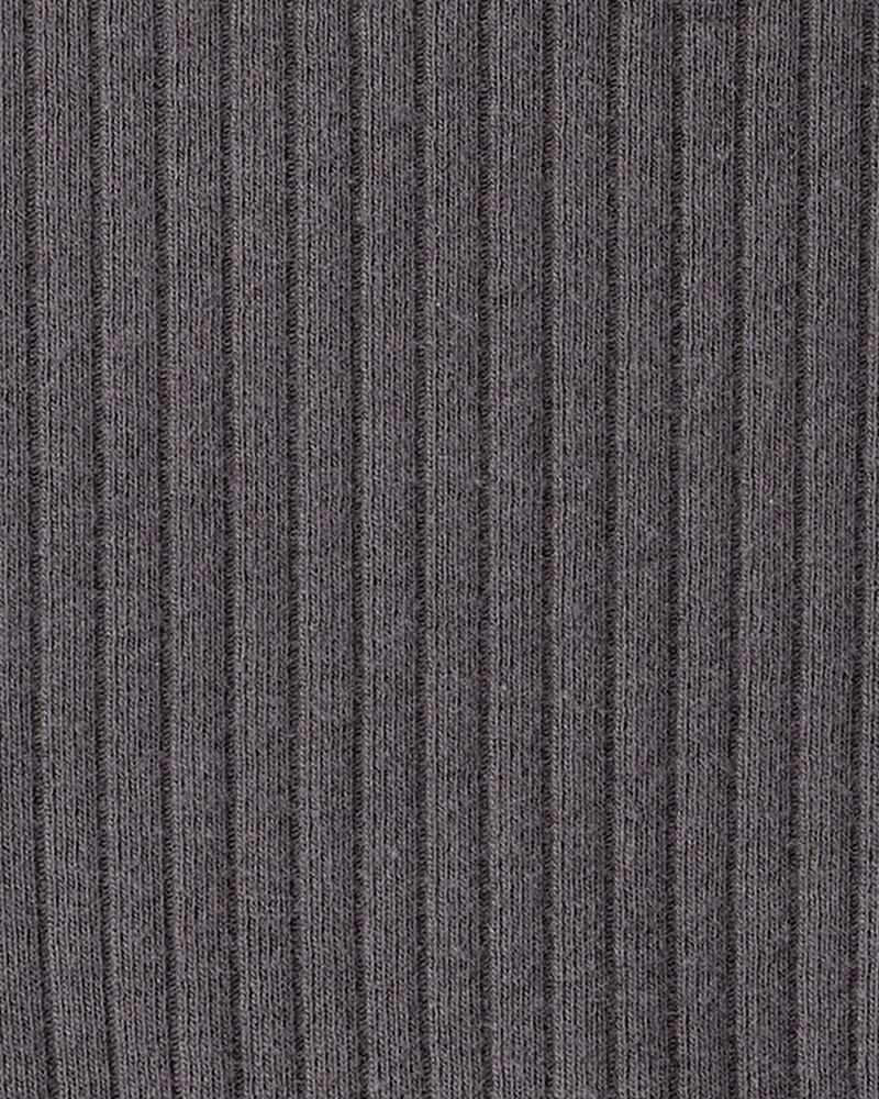 Baby Girl 2-Piece Peplum Pullover Top & Flared Leggings Set - Black, image 3 of 6 slides