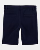 Kid 3-Pack Ponte Knit Uniform Pants - Navy, image 3 of 4 slides