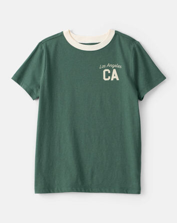 Kid Los Angeles Short-Sleeve Graphic Tee - Green, 