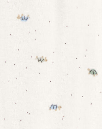 Baby Boy 2-Pack 2-Way Zip Cotton Sleep & Play Pajamas - Blue/White, 