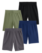 Kid 4-Pack Active Mesh Shorts, image 1 of 13 slides