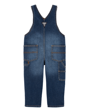 Toddler Stretch Denim Overalls, 