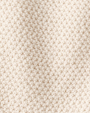 Toddler Girl Button-Up Sleeveless Vest - Cream, 