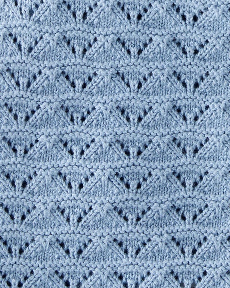 Toddler Organic Cotton Pointelle Romper, image 3 of 4 slides