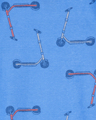 Toddler 4-Piece Snug Fit 100% Cotton Pajamas - Green/Blue, image 5 of 5 slides