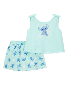 Toddler Girl Disney&copy; Lilo & Stitch 2-Piece Tank Top & Short Set, image 1 of 7 slides