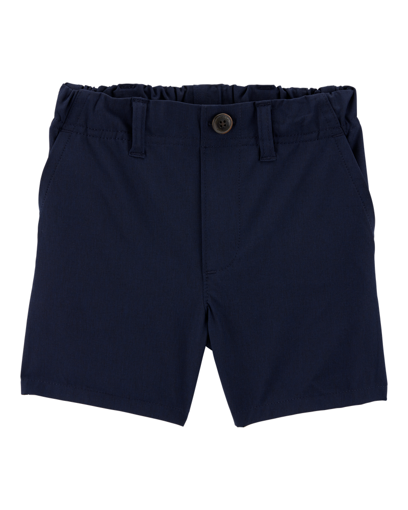 Toddler 2-Pack Active Pull-On Uniform Shorts - Navy, image 2 of 8 slides