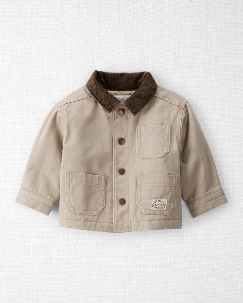 Baby Organic Cotton Western Barn Jacket, image 1 of 5 slides