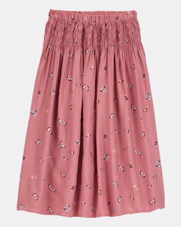 Kid Butterfly Maxi Skirt - Pink, 