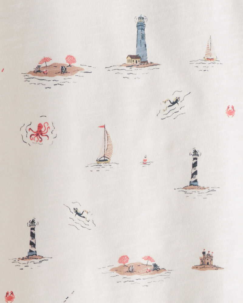 Toddler 2-Pack Organic Cotton Coastal Knit Tees, image 3 of 5 slides