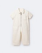 Toddler Day Out&trade; Cropped Jumpsuit - Cream, image 6 of 7 slides