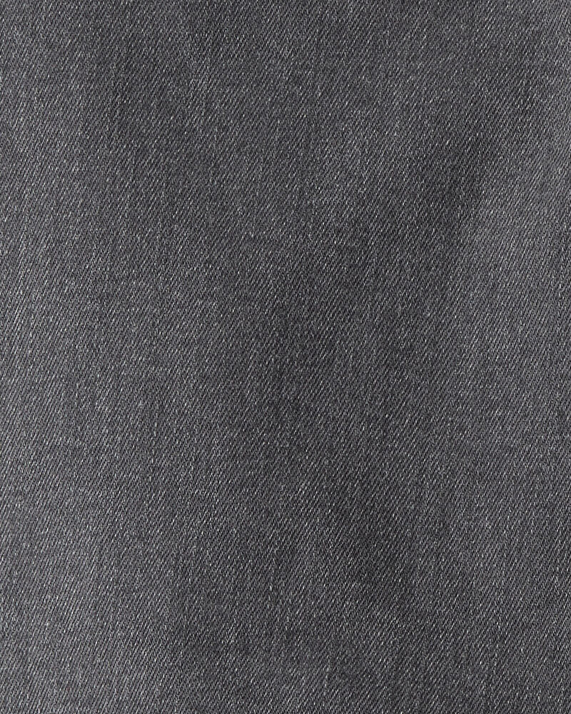 Toddler Girl Heart Pocket Barrel Jeans - Black, image 5 of 6 slides