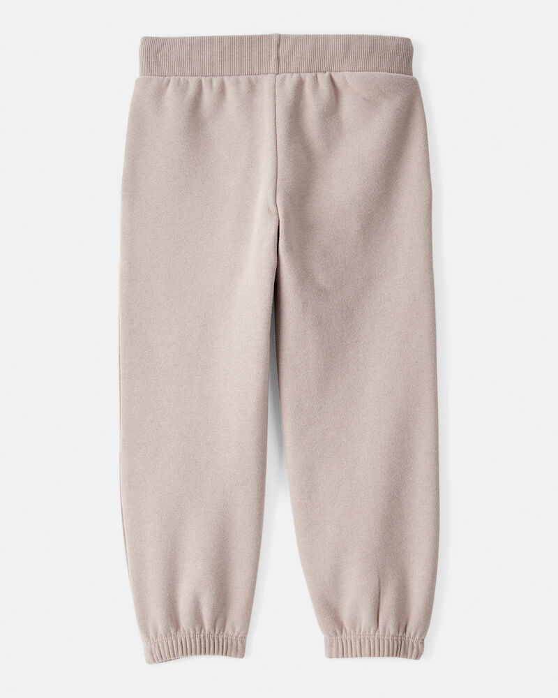 Toddler Girl 2-Piece Daydream Fleece Quarter-Zip Sweatshirt & Joggers Set - Brown, image 5 of 8 slides