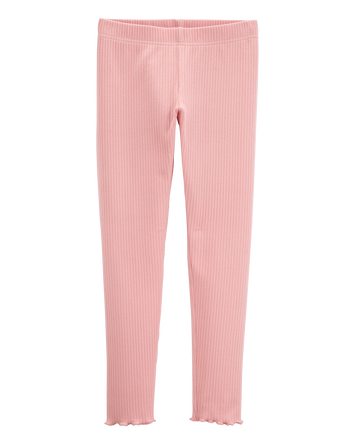 Kid Ribbed Leggings, 