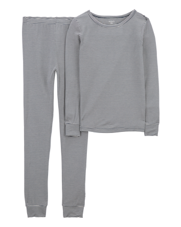 Kid 2-Piece Striped PurelySoft Pajamas, 