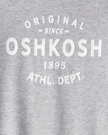 Boys Jersey OshKosh Logo Long-Sleeve Shirt - Grey, 