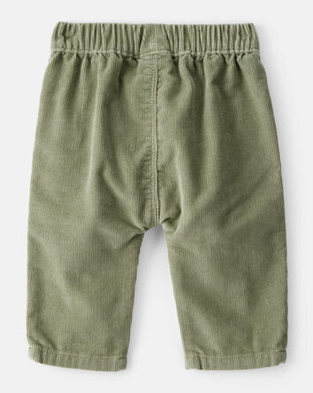 Baby Boy Corduroy Fashion Pants - Green, 