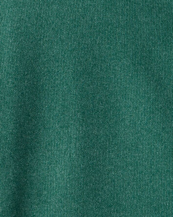 Boys Long-Sleeve Quarter-Zip Pullover Sweatshirt - Green, 